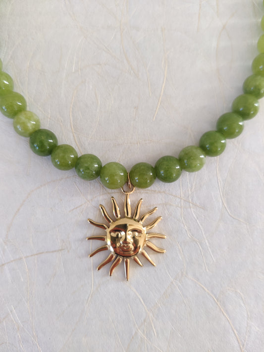 The Sol Necklace - Peridot