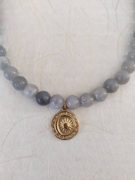 The Sky Necklace - Angelite