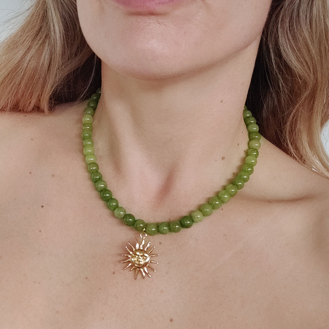 The Sol Necklace - Peridot