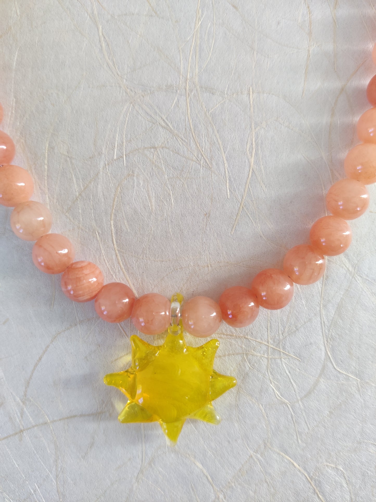 The Raes Necklace - Coral
