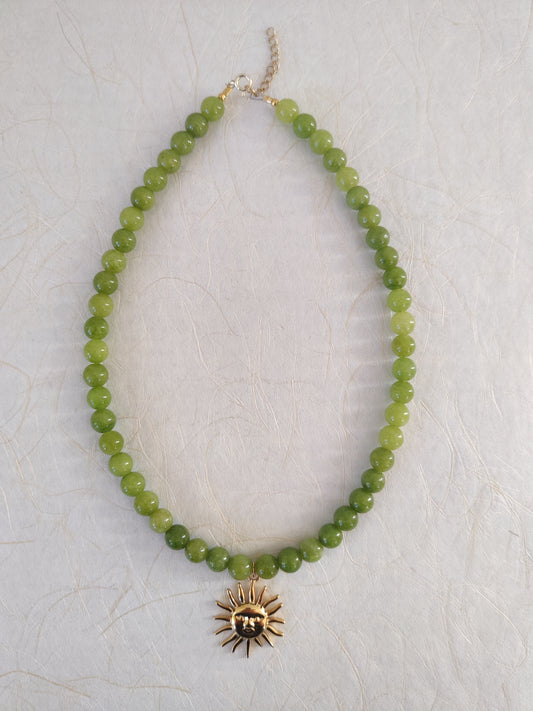 The Sol Necklace - Peridot