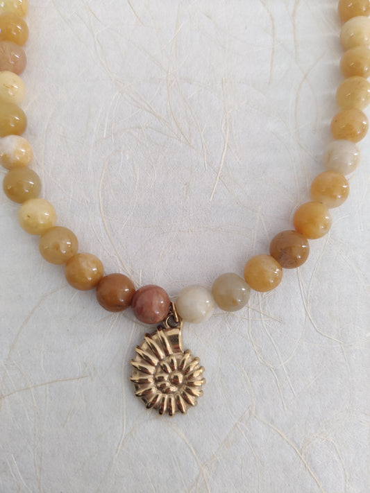 The Oceana Necklace - Yellow Topaz