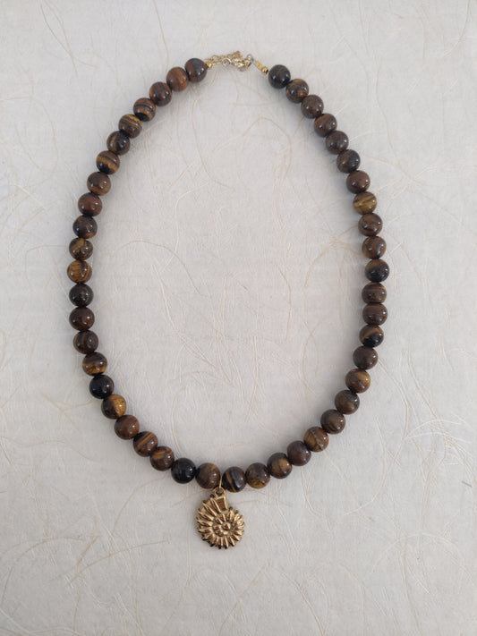 The Oceana Necklace - Tiger Eye