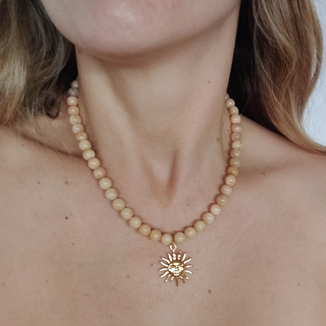 The Sol Necklace - Sunstone